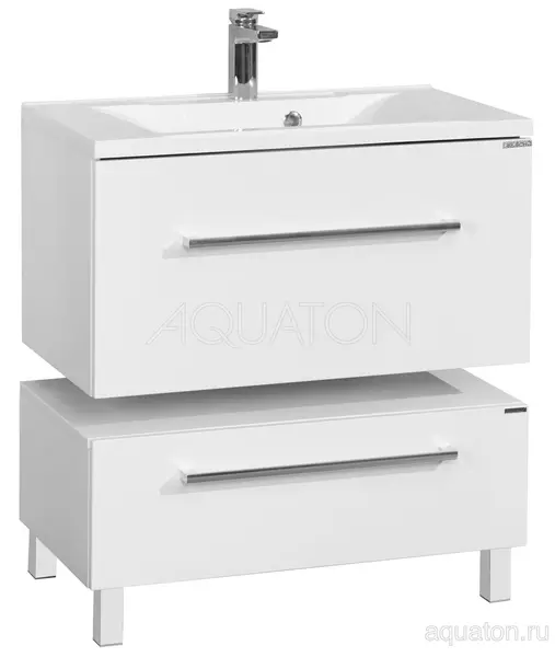 

Тумба с раковиной «Aquaton» Мадрид 80 М (Премьер 80М) подвесная белая