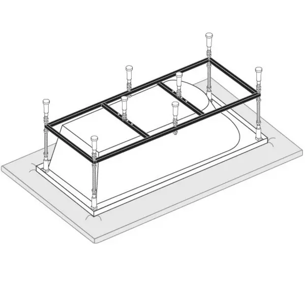 

Каркас для ванны «Vagnerplast» 120/70