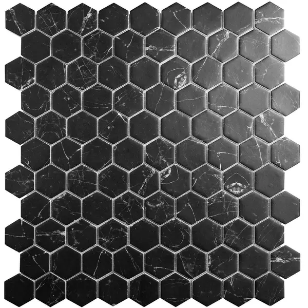 

Мозаика «Vidrepur» Hex Supreme 31,7x30,7 С0003240 Marquina