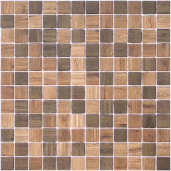 Мозаика «Vidrepur» Wood 31,7x31,7 С0002522 Dark Blend