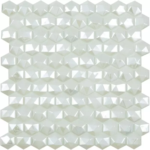 

Мозаика «Vidrepur» Hex Diamond № 350D 31,7x30,7 С0002686 Белый