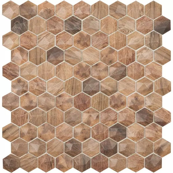 

Мозаика «Vidrepur» Hex Woods № 4700D 31,7x30,7 С0002694