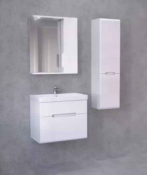 Мебель для ванной подвесная «Jorno» Moduo Slim 60 белая
