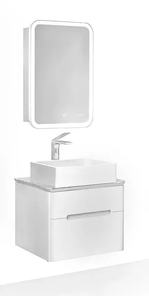 Мебель для ванной подвесная «Jorno» Bosko 60 белая