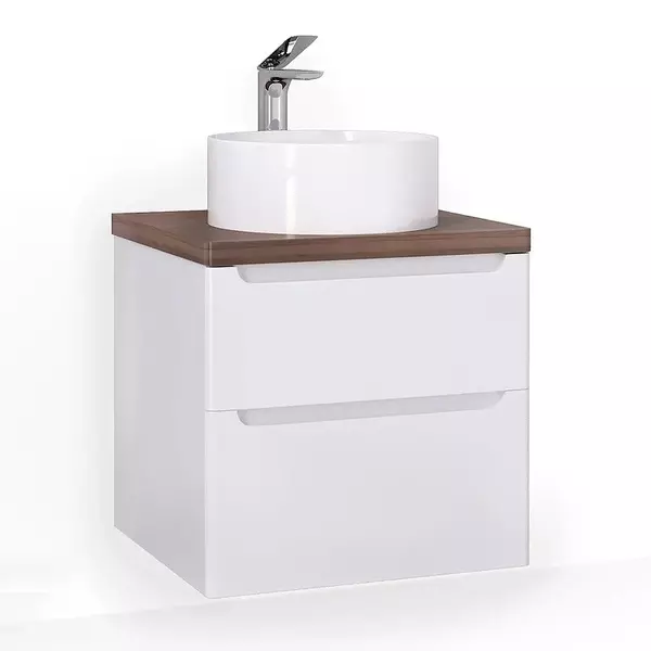 

Тумба с раковиной «Jorno» Wood 60 (Melana 41 7078A-805) подвесная белая столешница светлое дерево