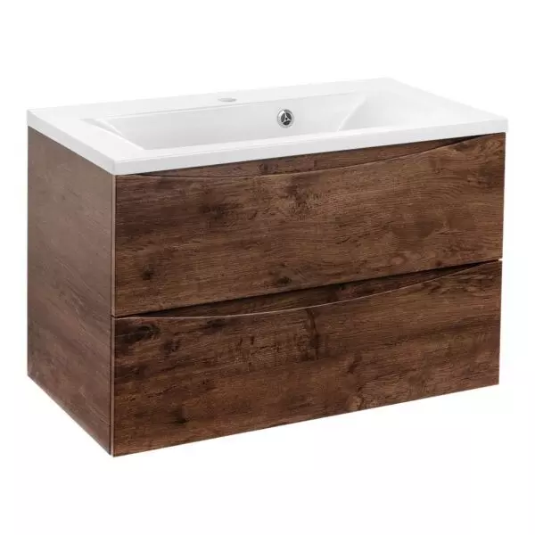 

Тумба с раковиной «Vincea» Mia 75 (75/45 VCB-3M750W) подвесная R.Wood