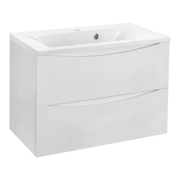 

Тумба с раковиной «Vincea» Mia 75 (75/45 VCB-3M750W) подвесная G.White