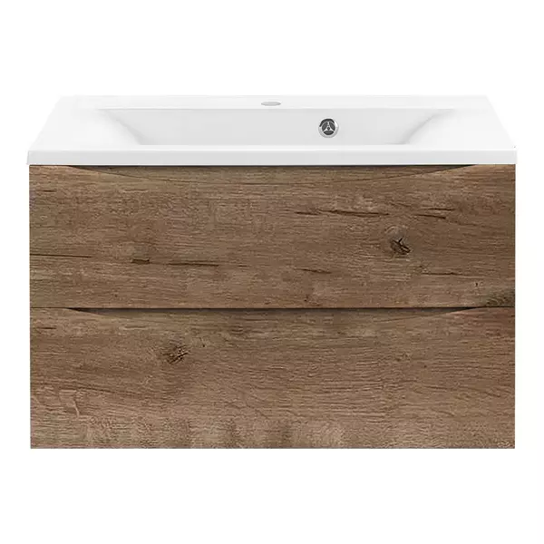 Тумба с раковиной Vincea Mia 80 VCB-3M800W 8045 белая подвесная VOak 34470₽