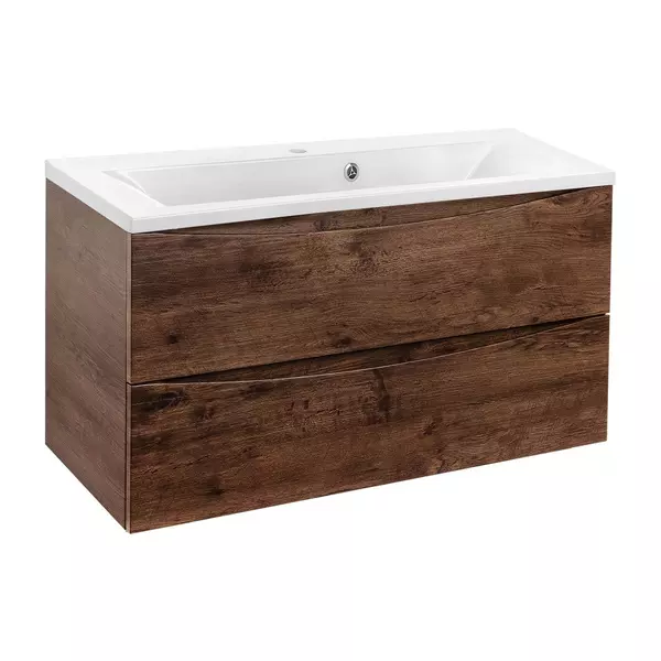 

Тумба с раковиной «Vincea» Mia 90 (90/45 VCB-3M900W) подвесная R.Wood