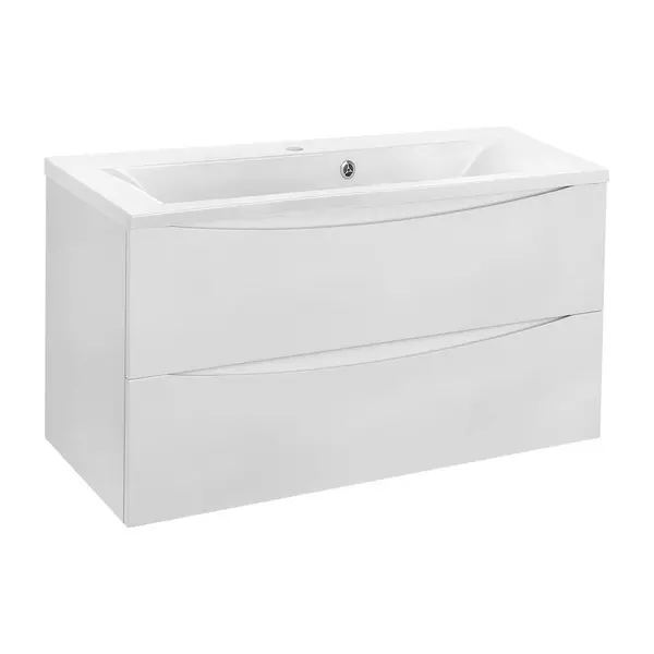 

Тумба с раковиной «Vincea» Mia 90 (90/45 VCB-3M900W) подвесная G.White