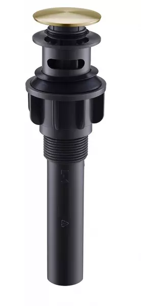 

Донный клапан для раковины «Belbagno» BB-PCU-03-BORO с механизмом Клик-Клак золото/чёрный