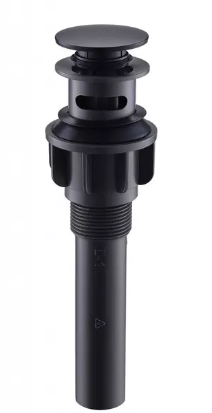 

Донный клапан для раковины «Belbagno» BB-PCU-03-NERO с механизмом Клик-Клак чёрный