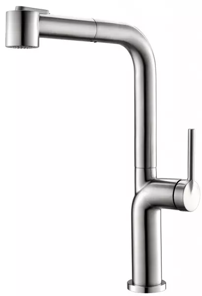 

Смеситель для кухонной мойки «Belbagno» BB-LAM60-IN с выдвижным изливом сатин