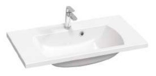 

Раковина «Ravak» Classic II XJX01180000 80/45 литьевой мрамор белая