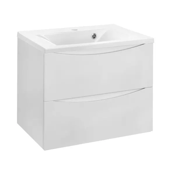 

Тумба с раковиной «Vincea» Mia 65 (VCB-3M650W) подвесная G.White