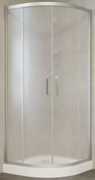 

Душевой угол-ограждение «Vegas Glass» ZS Novo 80/80 сатин/матовый хром без поддона универсальный
