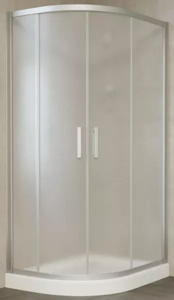

Душевой угол-ограждение «Vegas Glass» ZS-F Novo 110/80 сатин/матовый хром без поддона универсальный