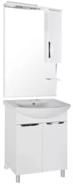 Мебель для ванной «ASB-Mebel» Мессина 70/2 белая
