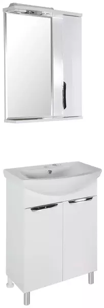 Мебель для ванной «ASB-Mebel» Мессина 60/2 белая