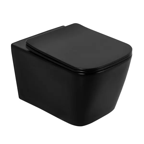 

ARDENTE-C Унитаз подвесной безободковый с креплением, черный матовый, BB3202CHR-MB BB3202CHR-MB · Belbagno, BB3202CHR-MB