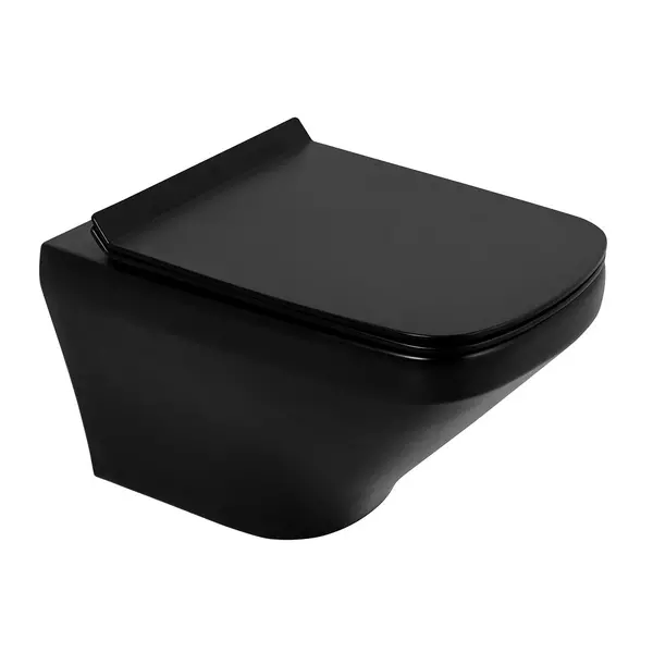 

SELA Унитаз подвесной безободковый с креплением, черный матовый, BB3201CHR-MB BB3201CHR-MB · Belbagno, BB3201CHR-MB