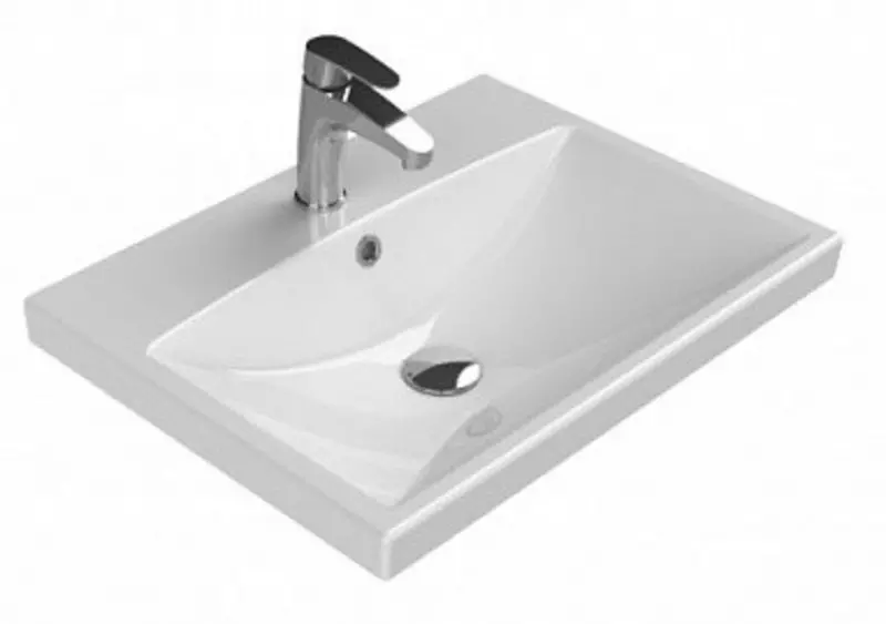 

Раковина «Belbagno» 60/45 BB-0320-60-LVB фаянсовая белая