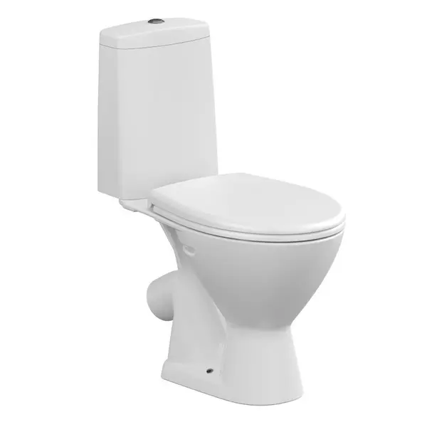 

Унитаз компакт «Cersanit» Just 031 3/6 TPL белый с сиденьем термопласт с микролифтом белое