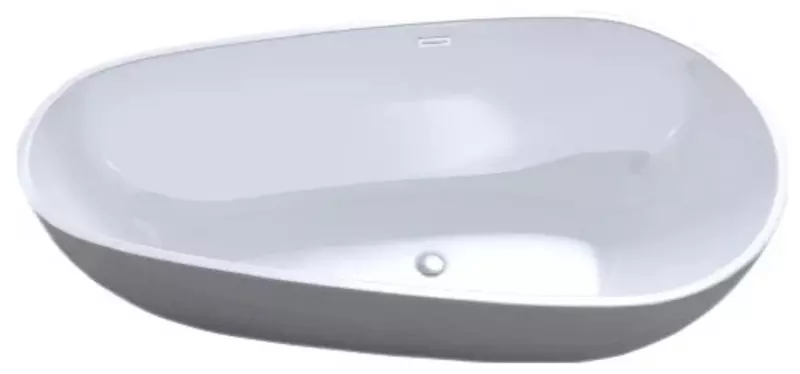 Ванна акриловая ArtMax AM-506 16784 с ножками с сифоном белая 66640₽