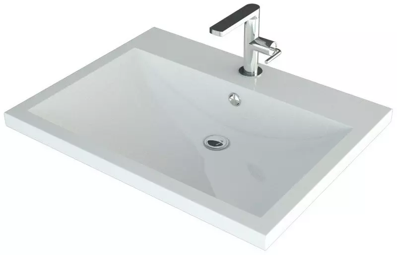 

Раковина «Art&Max» 58 AM-LAV-580-MR-A литьевой мрамор белая