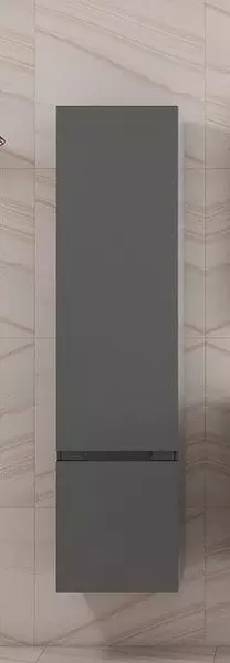 Пенал «Art&Max» Techno 40 подвесной Смоки софт левый