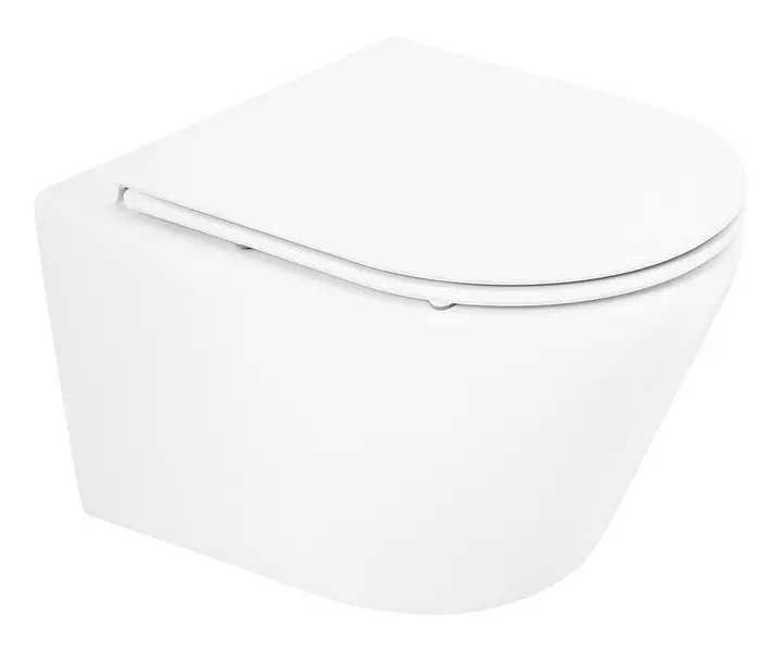 

Подвесной унитаз безободковый «Belbagno» BB8001CHR/SC белый с сиденьем дюропласт с микролифтом белое