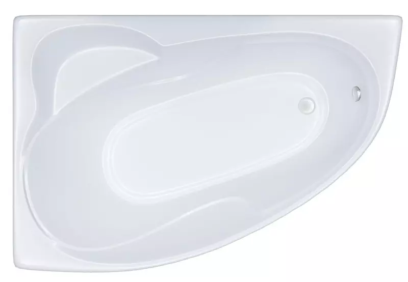 Ванна акриловая «Triton» Изабель 170/100 (Щ0000048747) обрезанная без опор без сифона белая правая