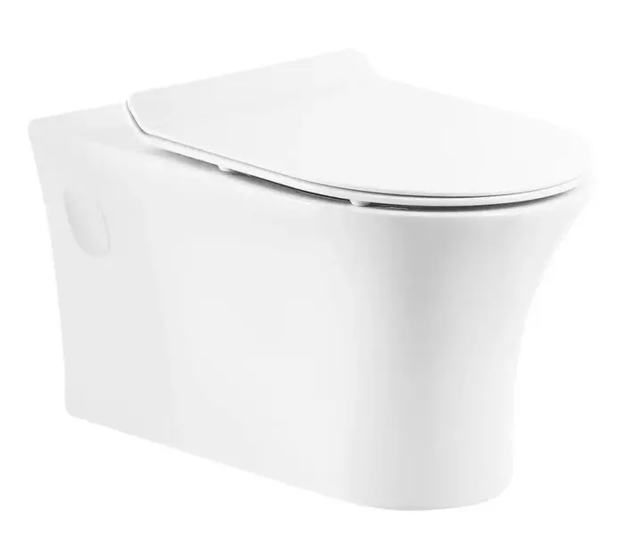 Подвесной унитаз безободковый Belbagno Ancona BB1224CHR-SM-031 белый с сиденьем дюропласт с микролифтом белое 12640₽