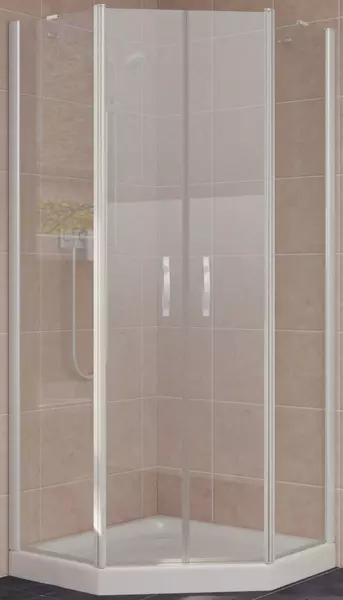 

Душевой угол-ограждение «Vegas Glass» EFA-Pen Lux 100/100 прозрачный/белый без поддона универсальный