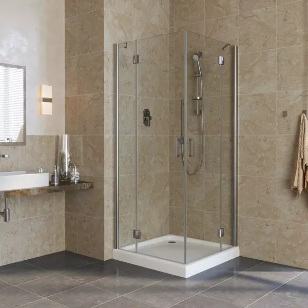 

Душевой угол-ограждение «Vegas Glass» AFA Lux 100/100 прозрачный/глянцевый хром без поддона универсальный