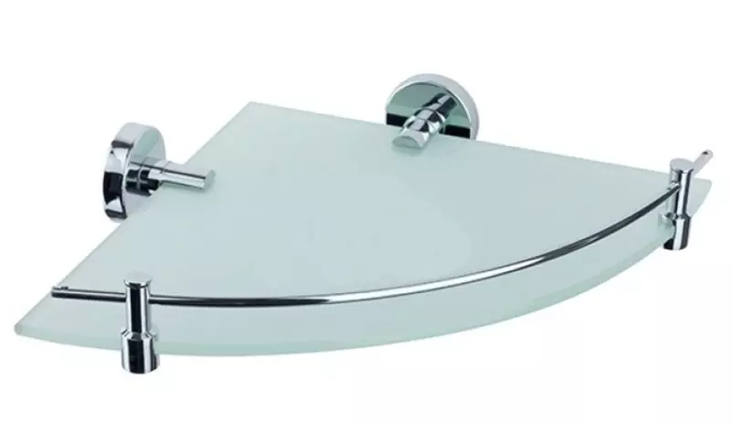 

Угловая полка в ванну «Rainbowl» Long 2243 на стену хром