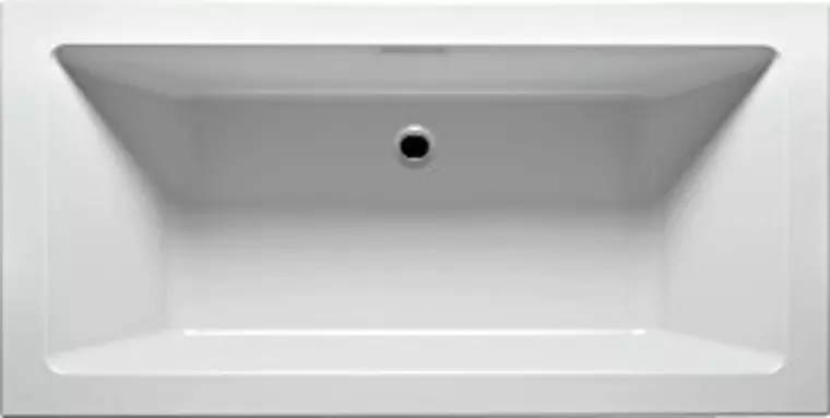 Ванна акриловая Riho Rething Cubic Fall 19090 без опор перелив без сифона белая 150300₽