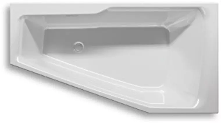 Ванна акриловая Riho Rething Space Fall 16075 без опор перелив без сифона белая левая 122300₽