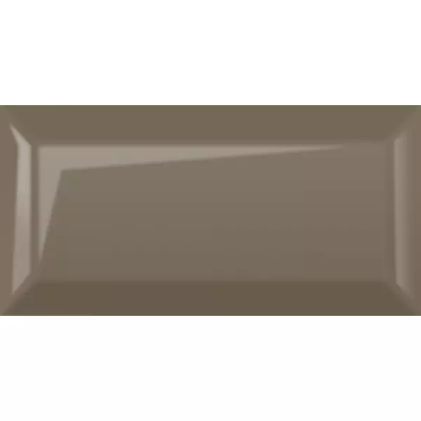 

Настенная плитка «Golden Tile» Metrotiles грань 20x10 46В061 дымчатый