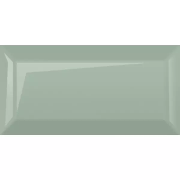

Настенная плитка «Golden Tile» Metrotiles грань 20x10 46Д051 салатовый