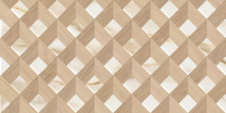 

Настенная плитка «Azori» Rustic Trellis Lapp. 63x31,5 508561101 бежевый