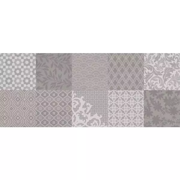 

Настенная плитка «Golden Tile» Osaka Pattern 50x20 522161 серый