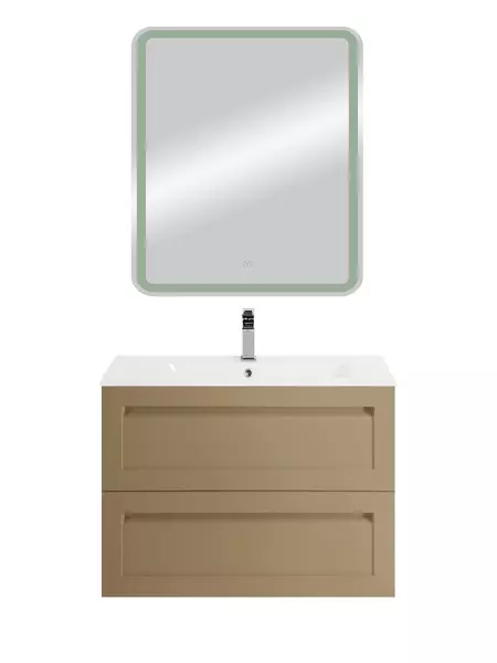 Мебель для ванной подвесная Art Max Platino 75 капучино матовый 66050₽