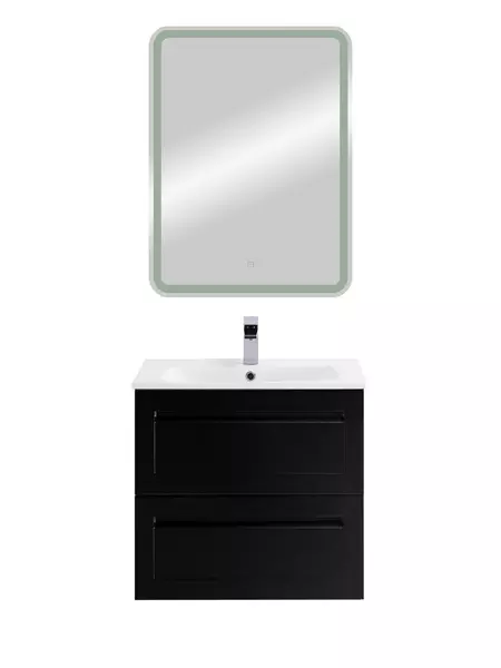 Мебель для ванной подвесная Art Max Platino 60 чёрный матовый 58800₽