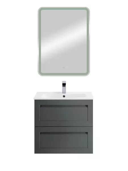 Мебель для ванной подвесная Art Max Platino 60 серый матовый 58800₽