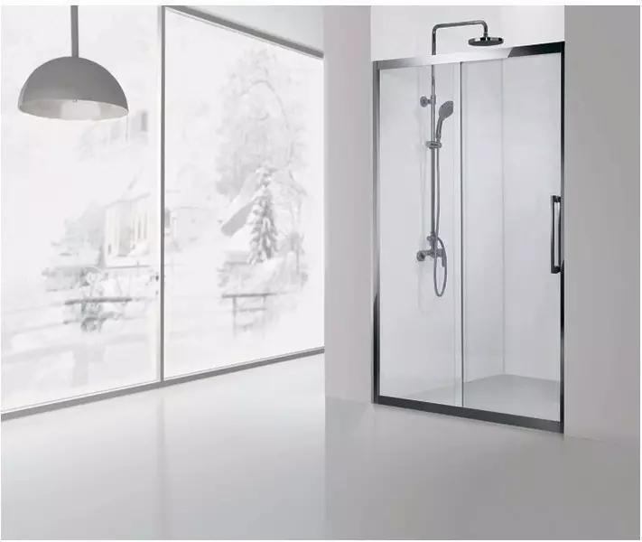 Душевая дверь «Aquanet» Delta NPE6121 130 прозрачная/хром универсальный