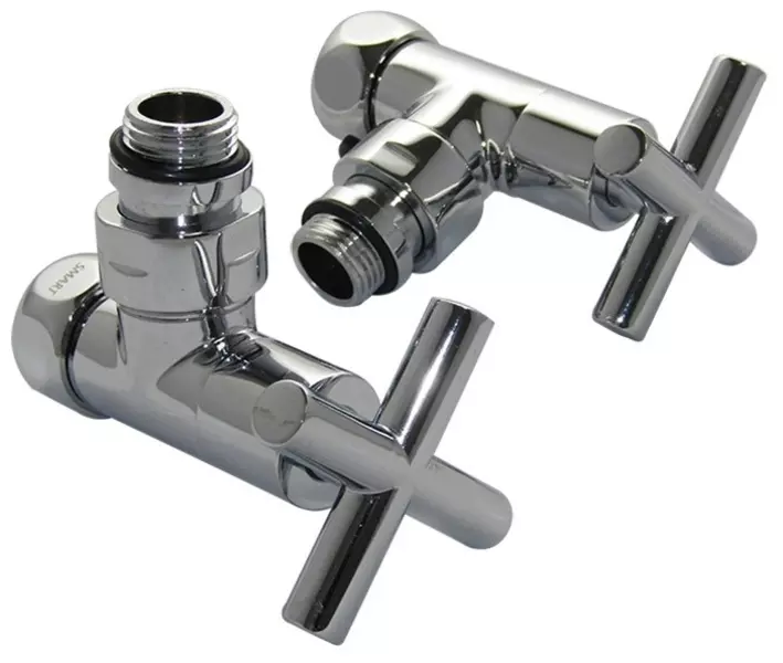 

Вентиль запорный угловой «Aquanet» SMT8200SCH0405/2C 3/4"х1/2" гайка/штуцер крест 2 шт. хром