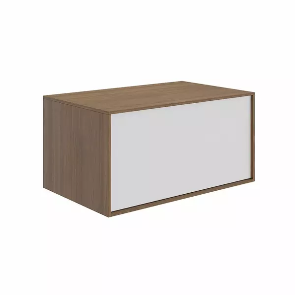 

Тумба «Kerama Marazzi» Atollo 80 подвесная белая матовая/деревянная