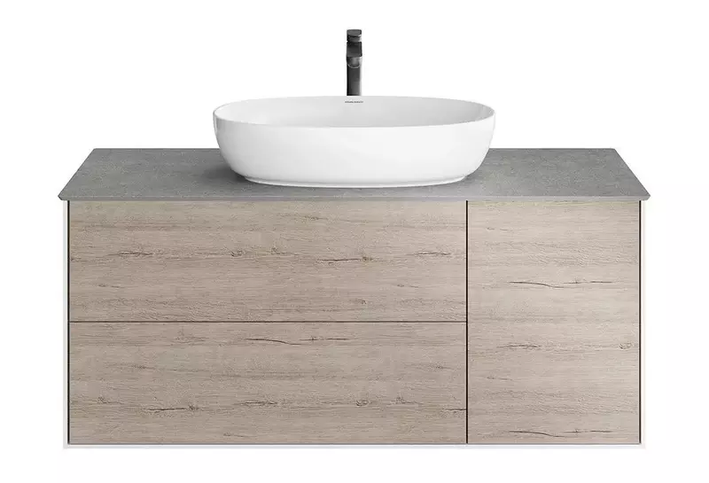 

Тумба под раковину «Kerama Marazzi» Plaza Modern 120/3 подвесная дуб Орегон