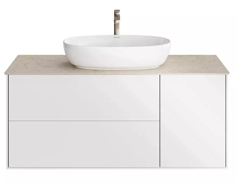 

Тумба под раковину «Kerama Marazzi» Plaza Modern 120/3 подвесная белая